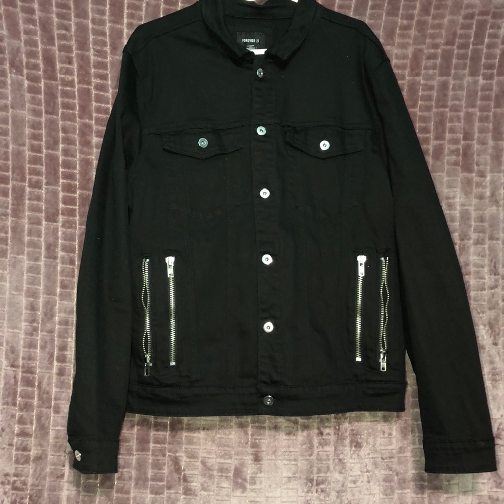 Black Jean Jacket